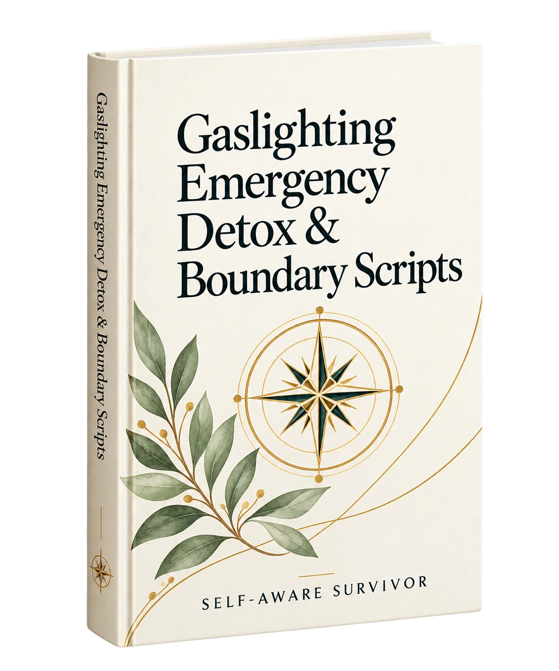Gaslighting Emergency Detox & Boundary Scripts guide cover.